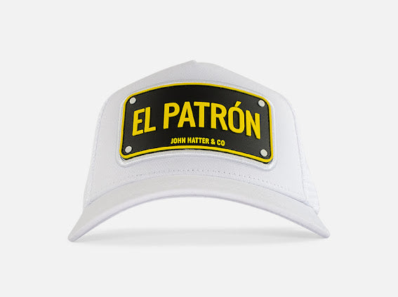 El Patron White John Hatter Co Cap