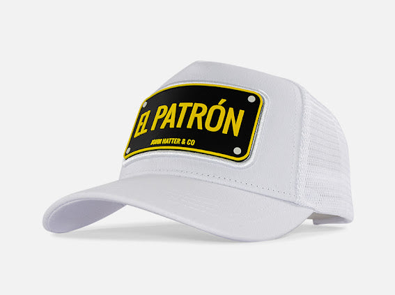 El Patron White John Hatter Co Cap