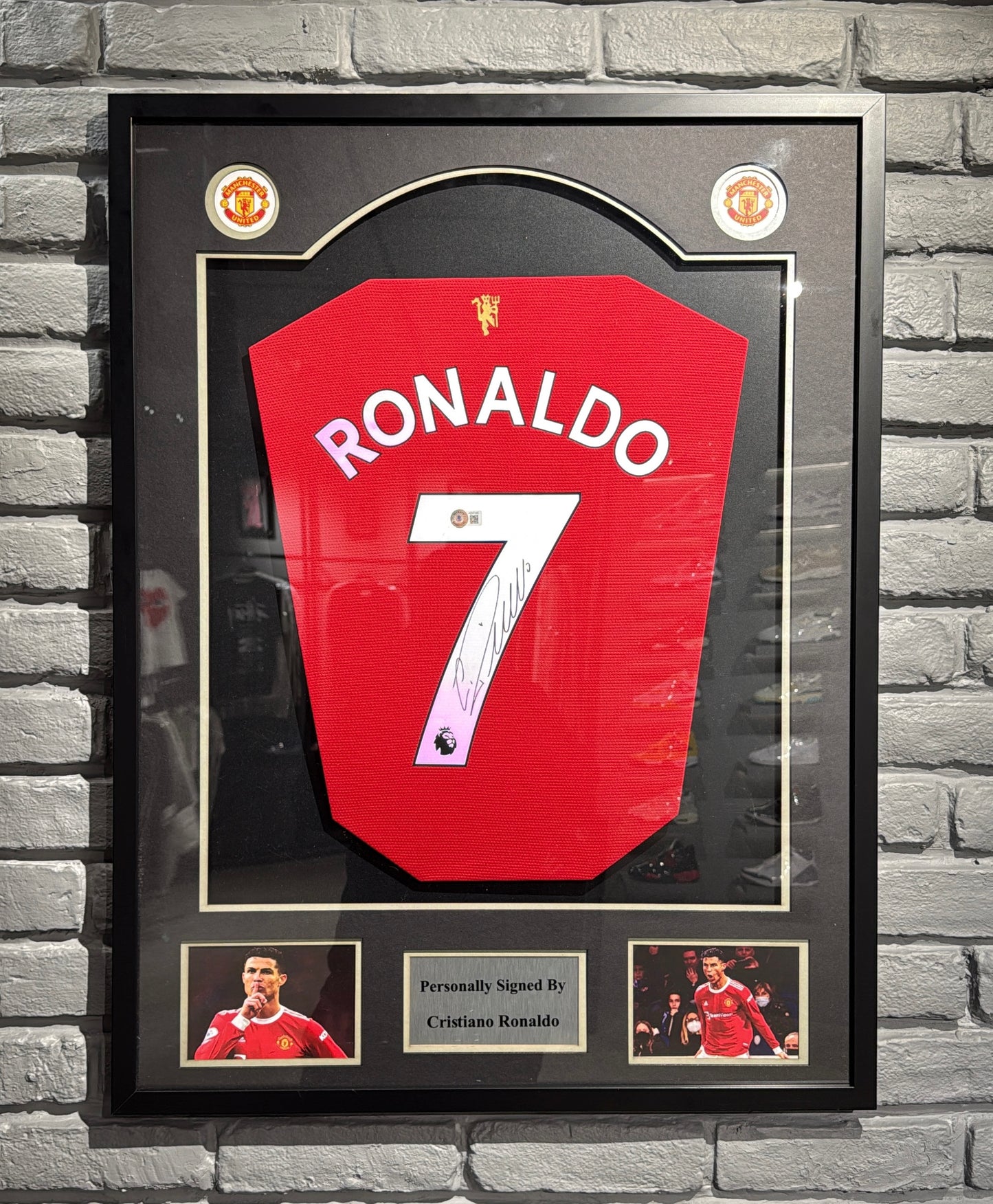 Cristiano Ronaldo Signed Manchester United jersey ✍️