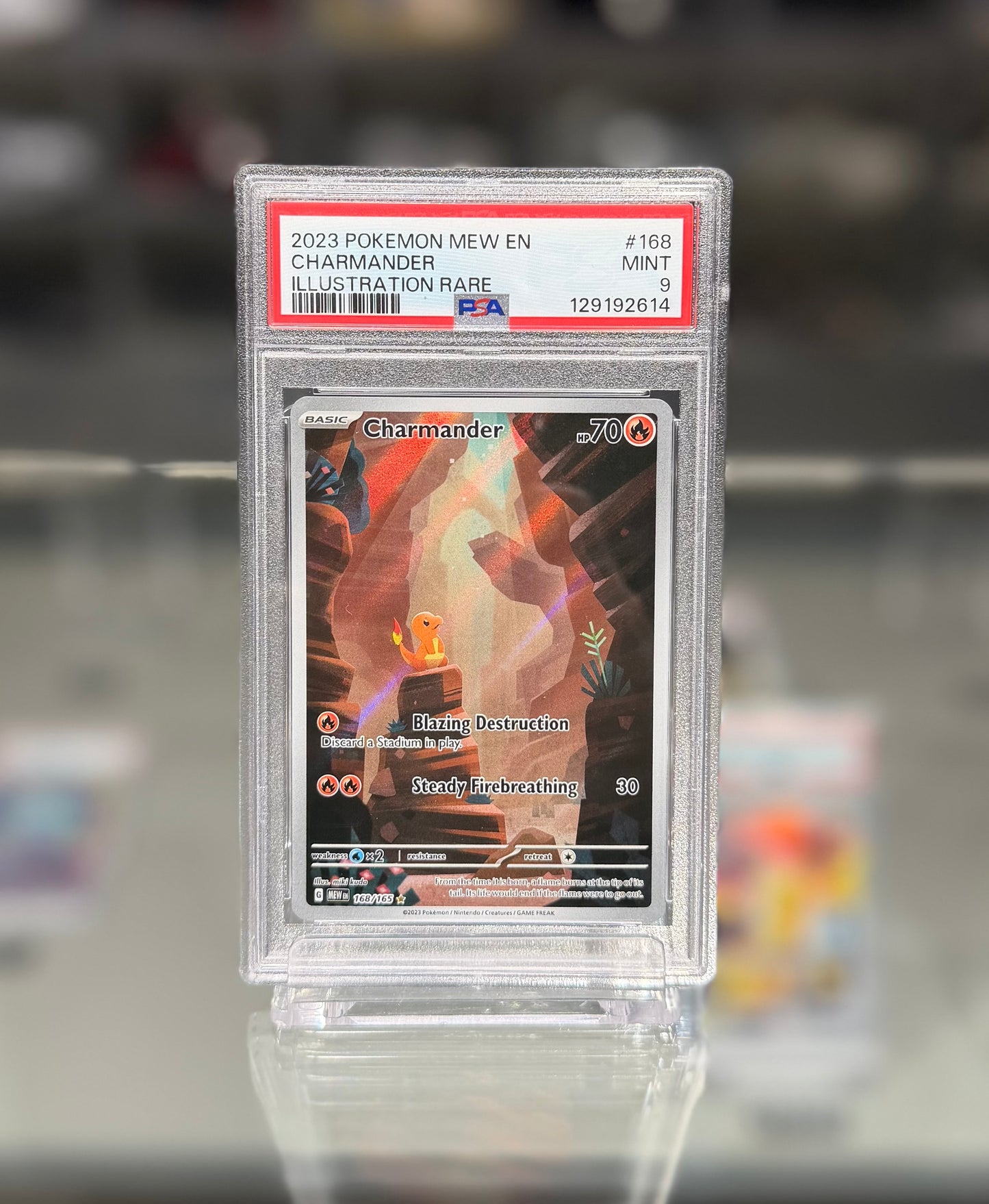 2023 POKEMON MEW EN
CHARMANDER
ILLUSTRATION RARE