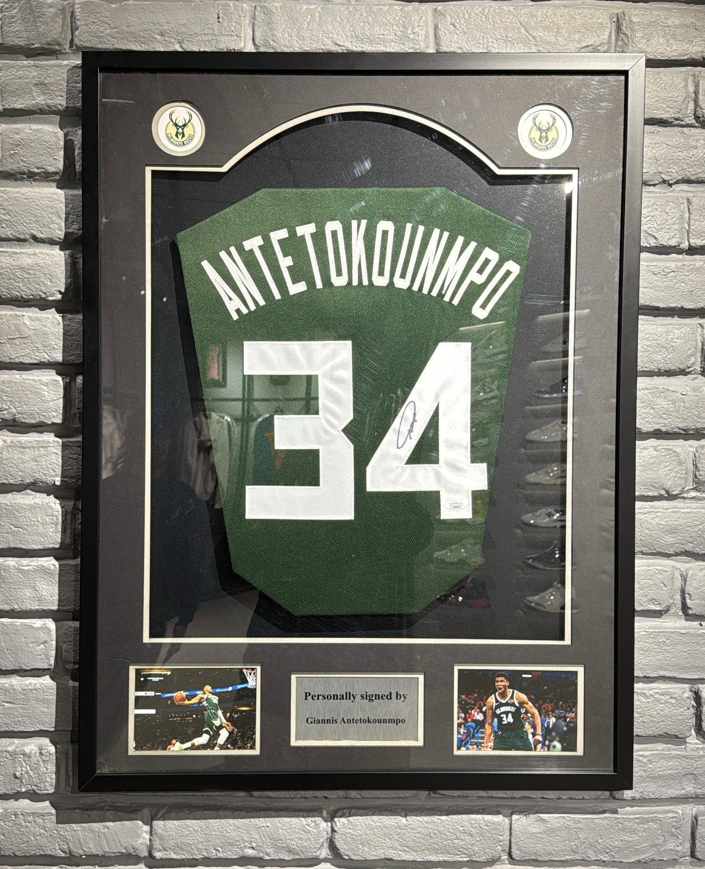 Giannis Antetokounmpo Signed Milwaukee Bucks Jersey ✍️