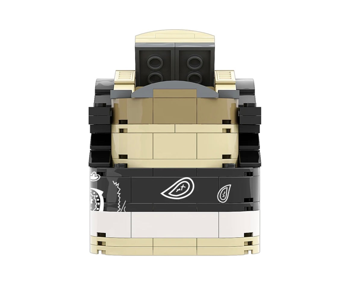 "SB Dunk Travis Scott" Sneaker Bricks with Mini Figure