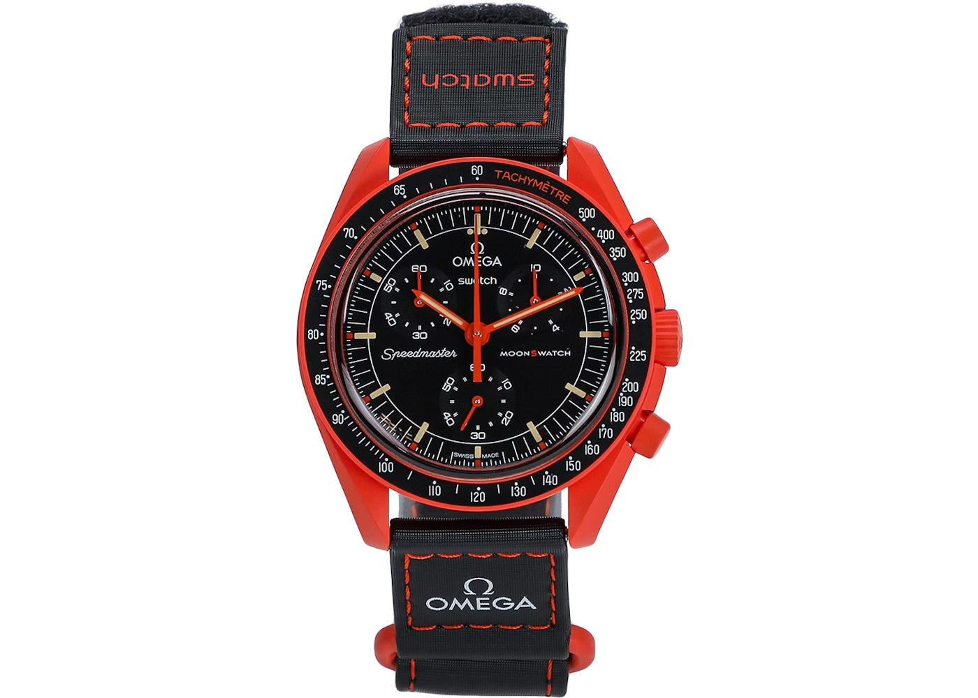 Swatch x Omega Bioceramic Moonswatch Mission On Earth Lava
SO33O100