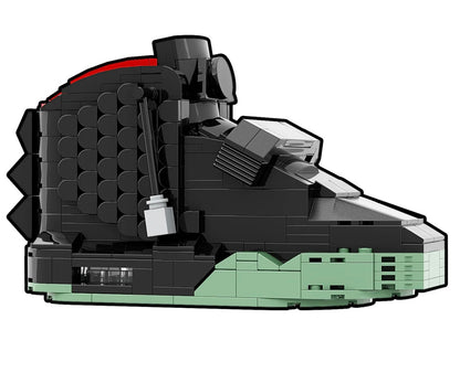 Yeezy "Solar Red" Sneaker Bricks with Mini Figure