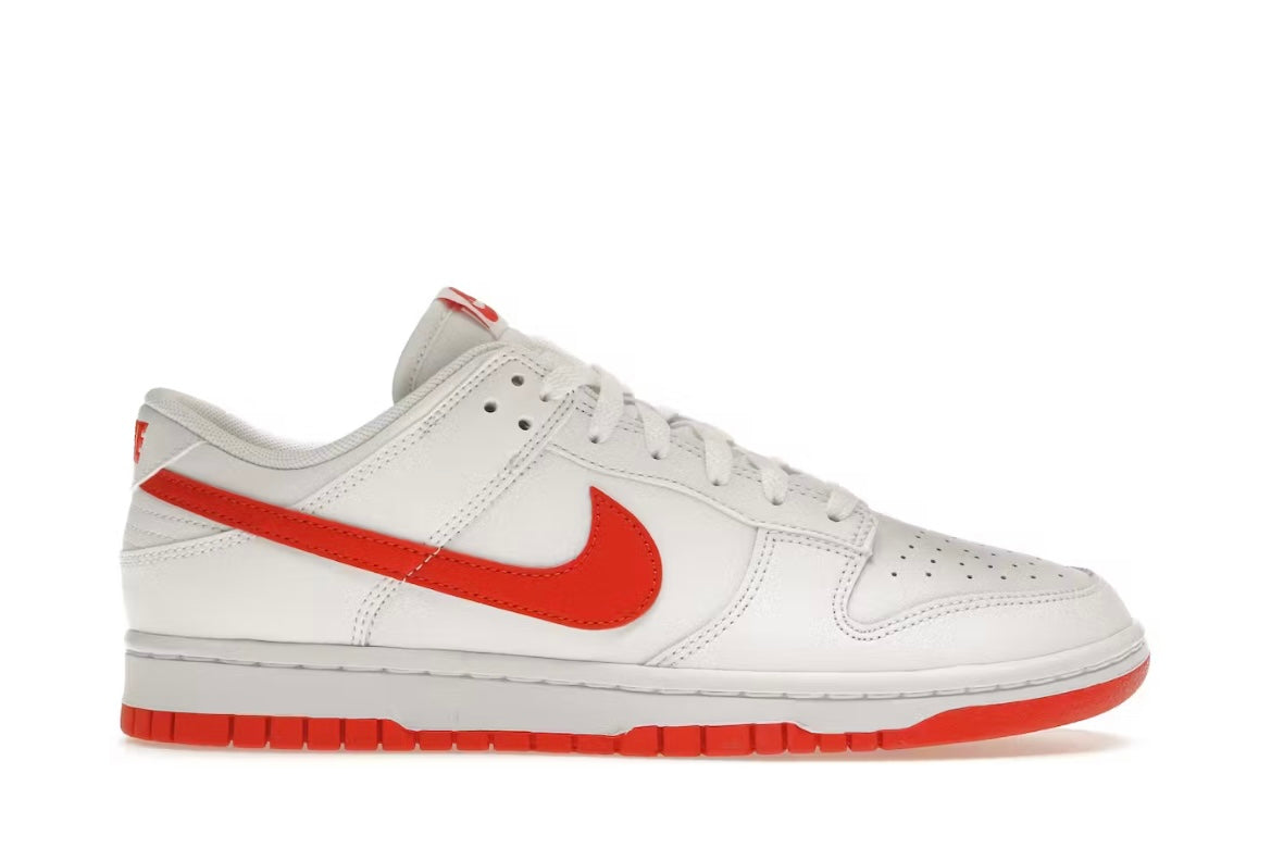 Nike Dunk Low Retro White Picante Red