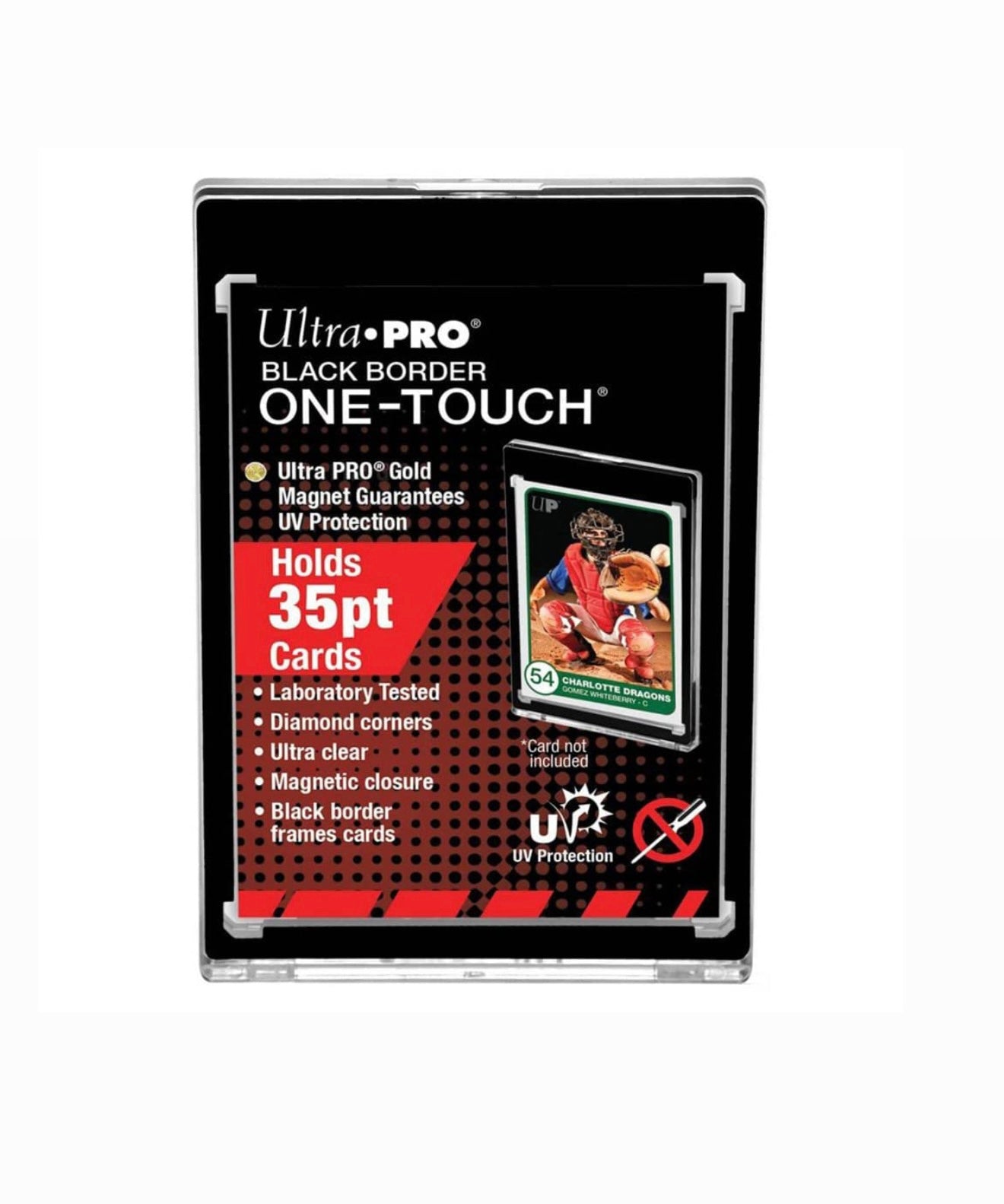 Ultra• PRO Holds 35pt Cards BLACK BORDER ONE-TOUCH