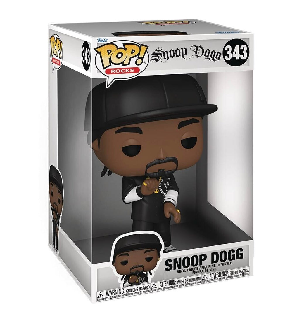 Funko Pop Rocks Jumbo Snoop Dogg (Drop It Like It's Hot) LBC 10" Figure