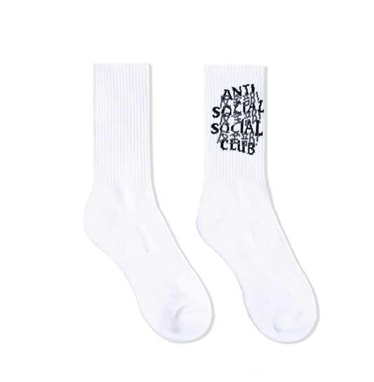 Anti Social Social Club Kaburosai Socks – White