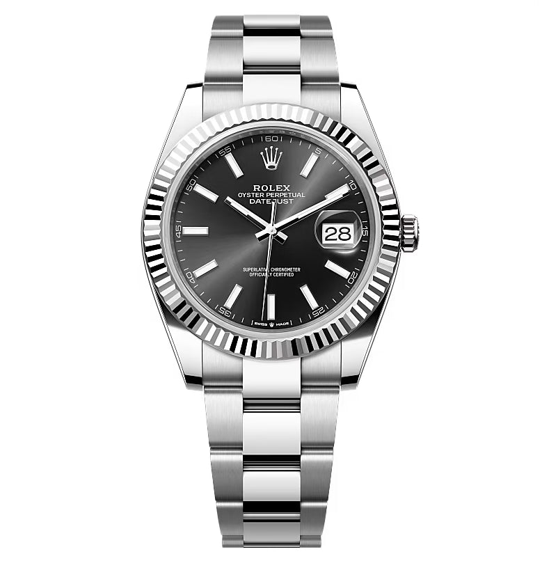 Rolex Datejust Fluted Bezel Oyster Bracelet Black 2014