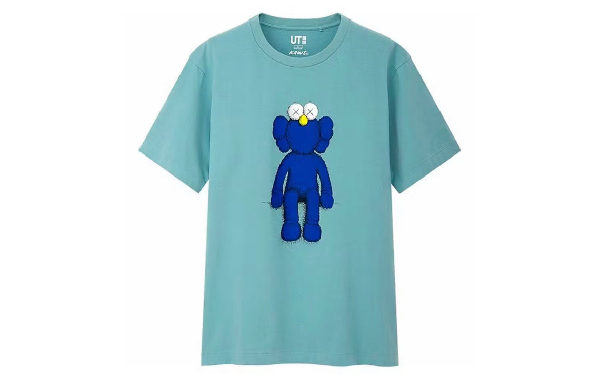 KAWS x Uniqlo Blue BFF Tee (US Sizing) Green