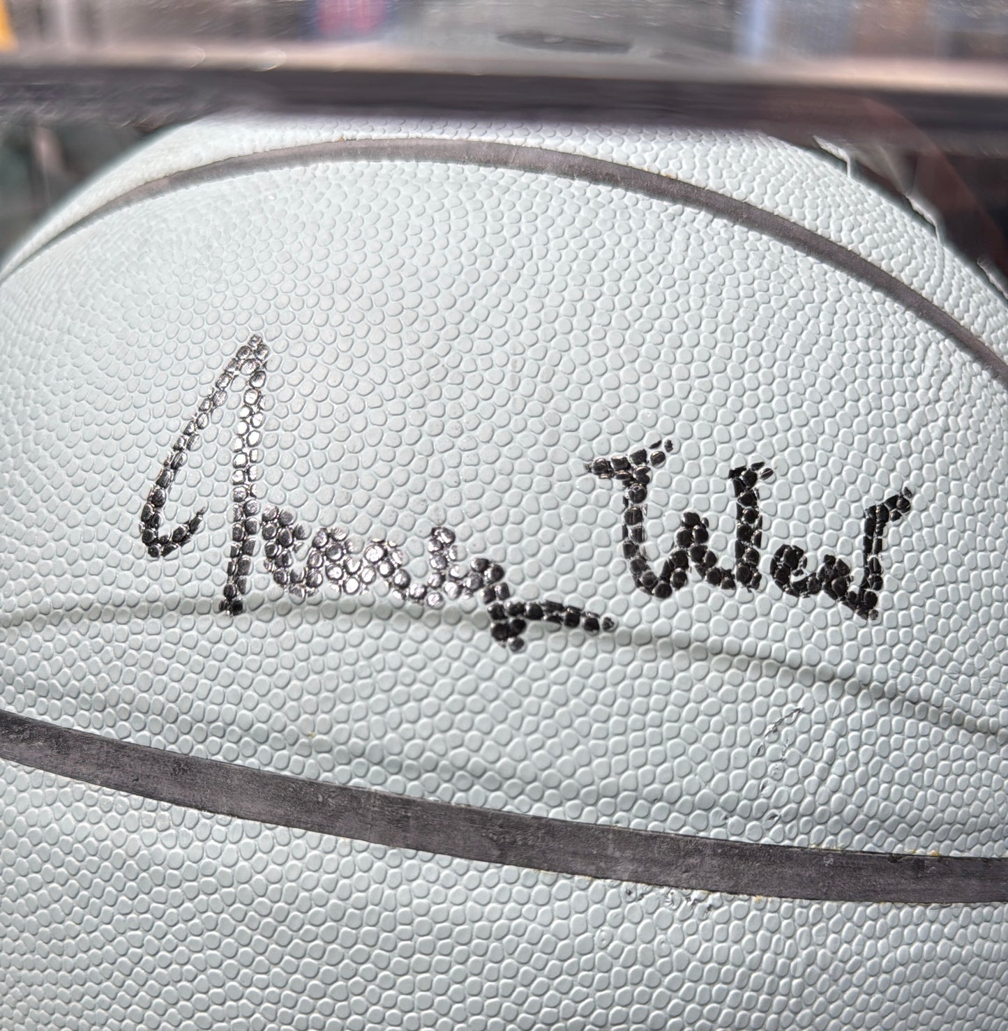 Magic Johnson & Jerry West signed basketball ✍️