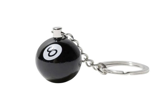 Stussy 8 ball keychain