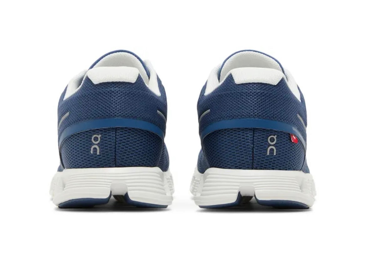 On Cloud Running 5 Denim/ White