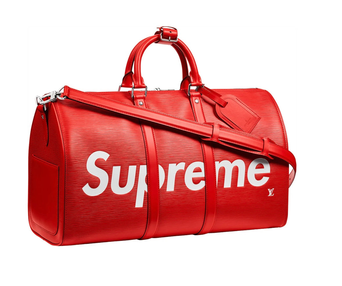 Louis Vuitton x Supreme Keepall
Bandouliere
Epi 45 Red