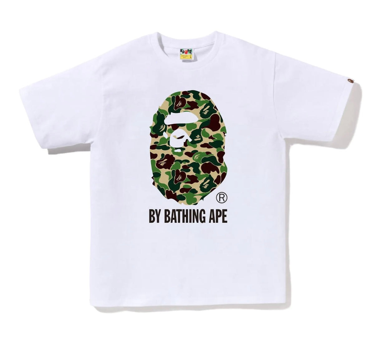 BAPE ABC Camo By Bathing Ape Tee White/Green
