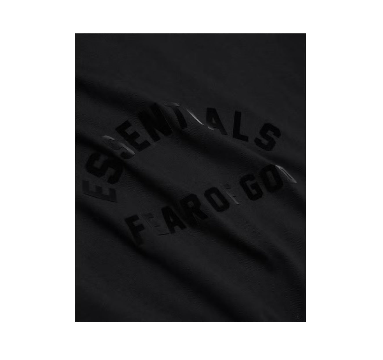 Fear of God Essentials Arch Logo Tee Jet Black