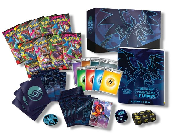 2025 Pokémon Mega Evolution
Phantasmal Flames Elite Trainer Box