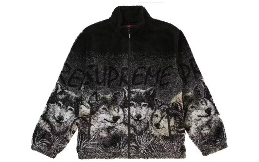 Supreme Wolf Fleece Jacket
Black