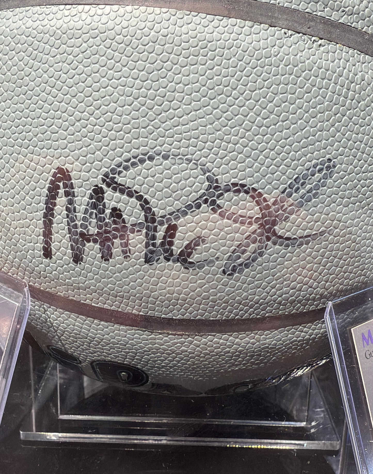 Magic Johnson & Jerry West signed basketball ✍️