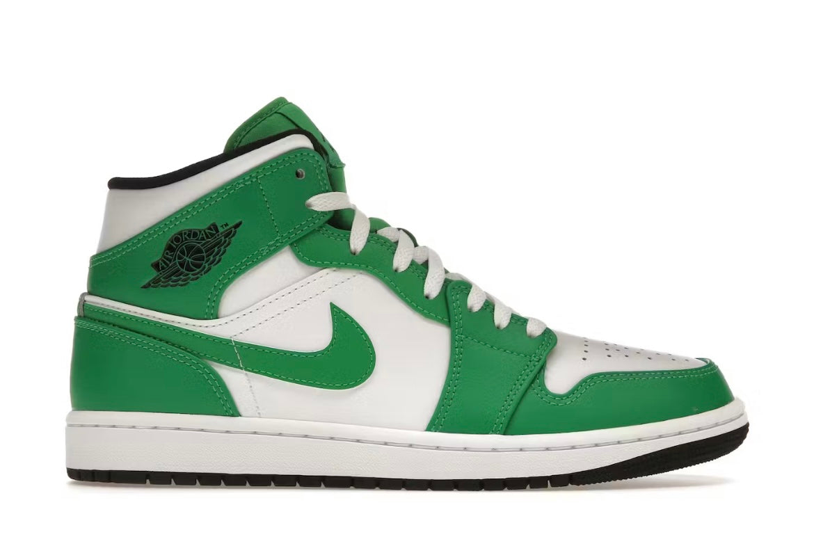 Jordan 1 Mid Lucky Green