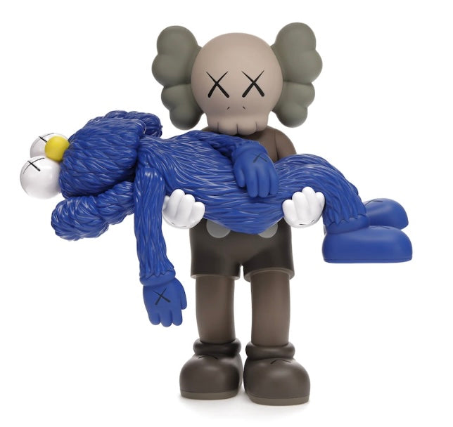 KAWS Gone Vinyl Figure brown