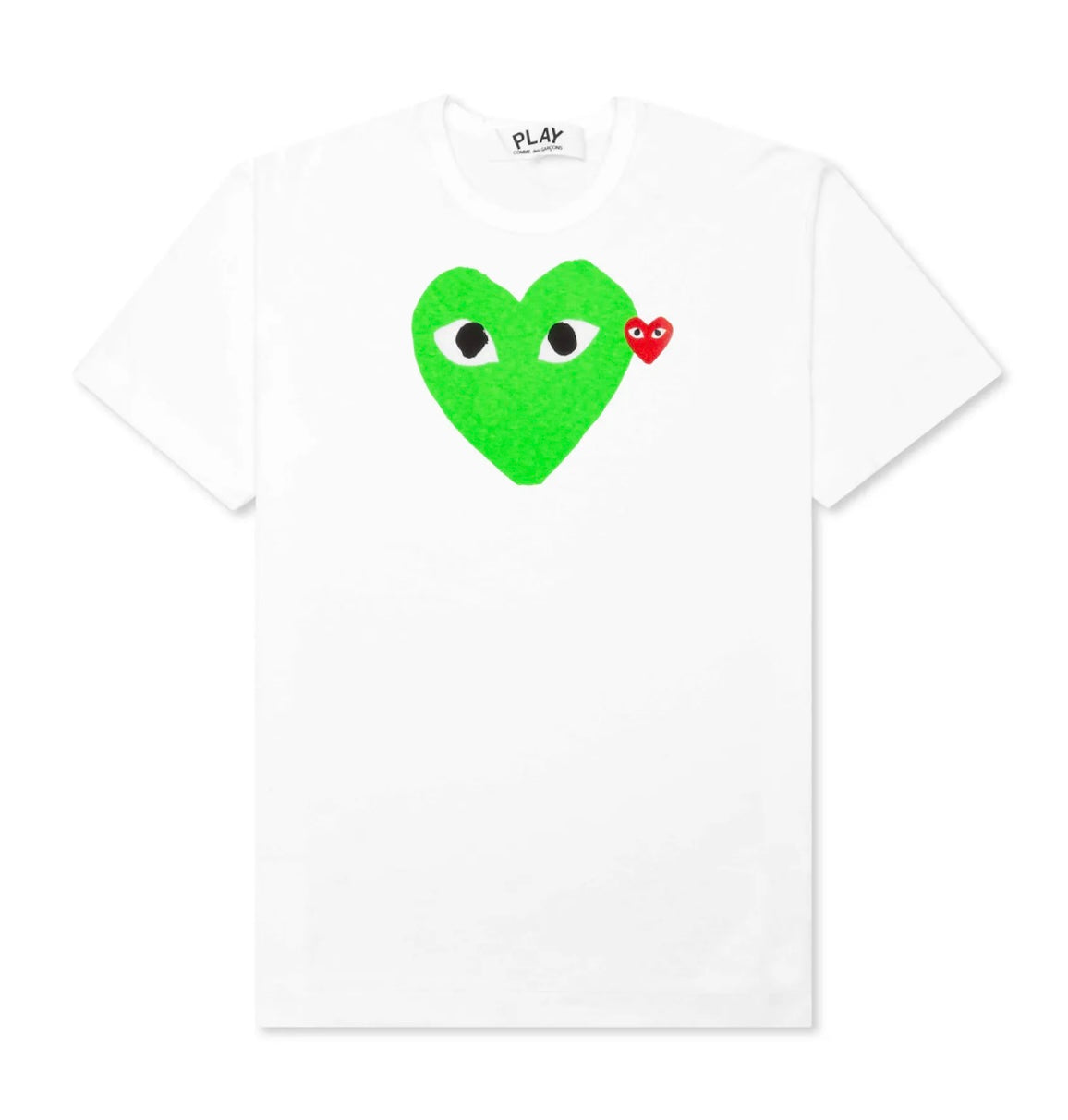 Comme des Garcons PLAY Play Red Emblem Heart T-shirt
White/Green