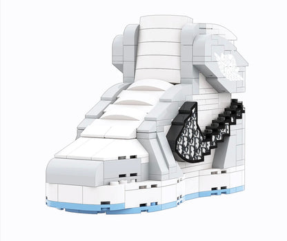 "AJ1 Dior High" Sneaker Bricks with Mini Figure