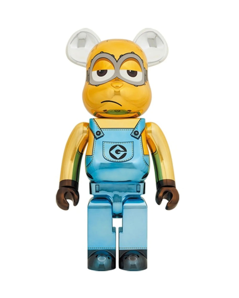 Bearbrick x Minions Kevin Chrome Ver. 1000%