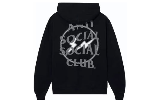 Anti Social Social Club Fragment Half Tone Hoodie Black/Grey