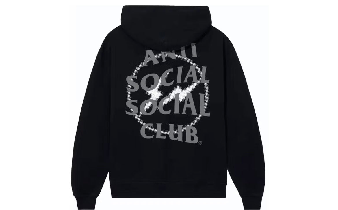 Anti Social Social Club Fragment Half Tone Hoodie Black/Grey