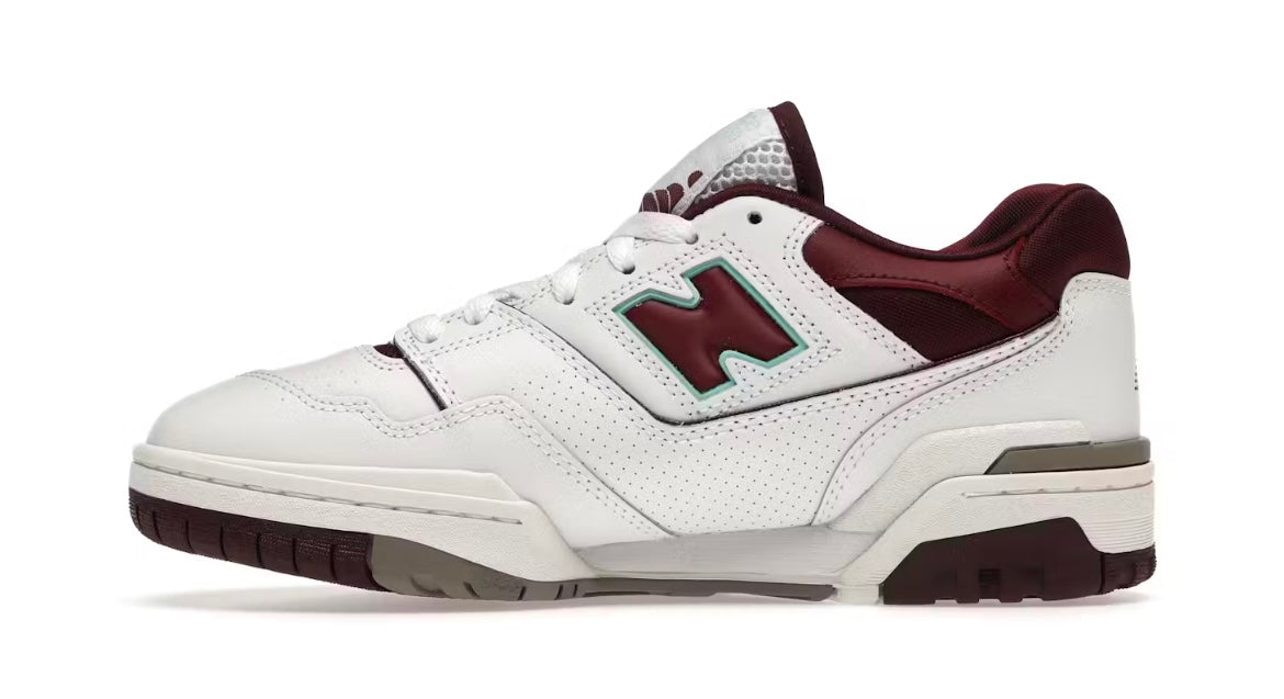 New Balance 550 Burgundy Cyan