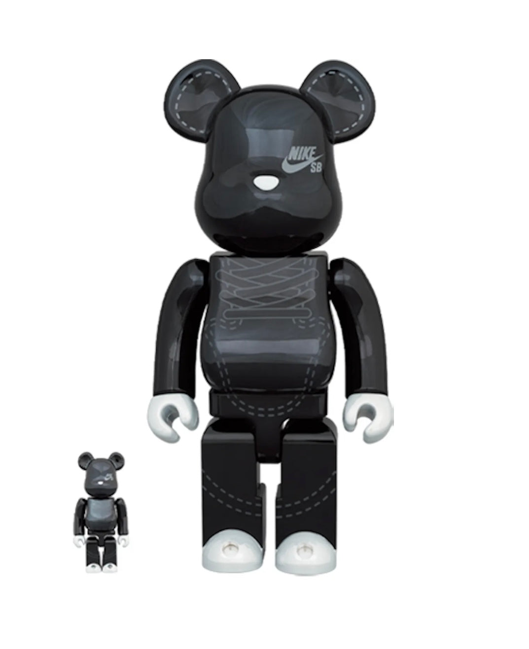 Bearbrick Nike SB 100% & 400% Set Black