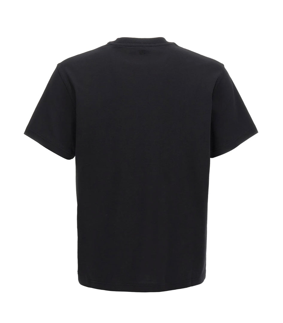 Ami Paris Embossed Crewneck T-Shirt Black