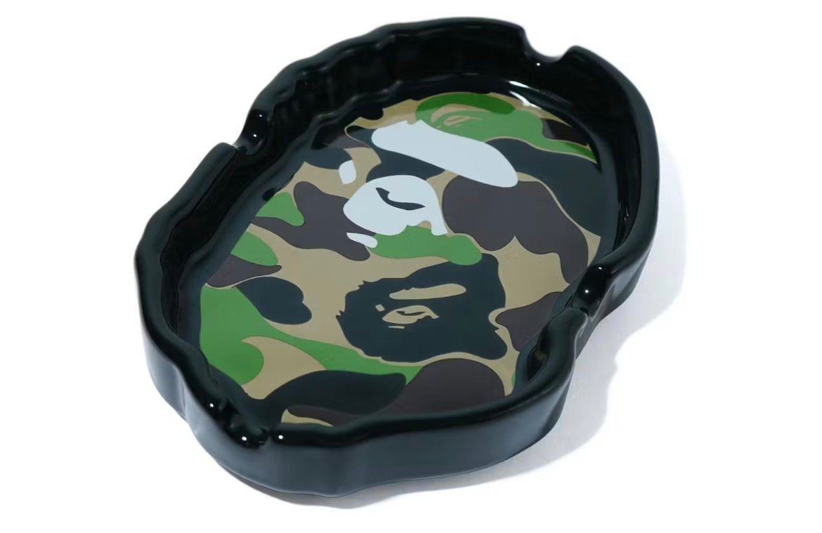 BAPE Abc Camo Ape Head Ashtray Green