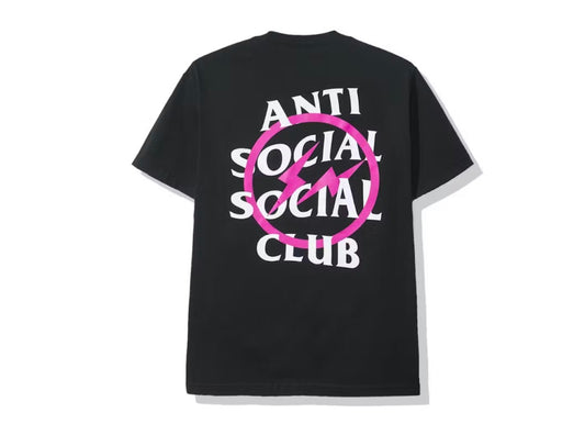 Anti Social Social Club x Fragment Pink Bolt Tee