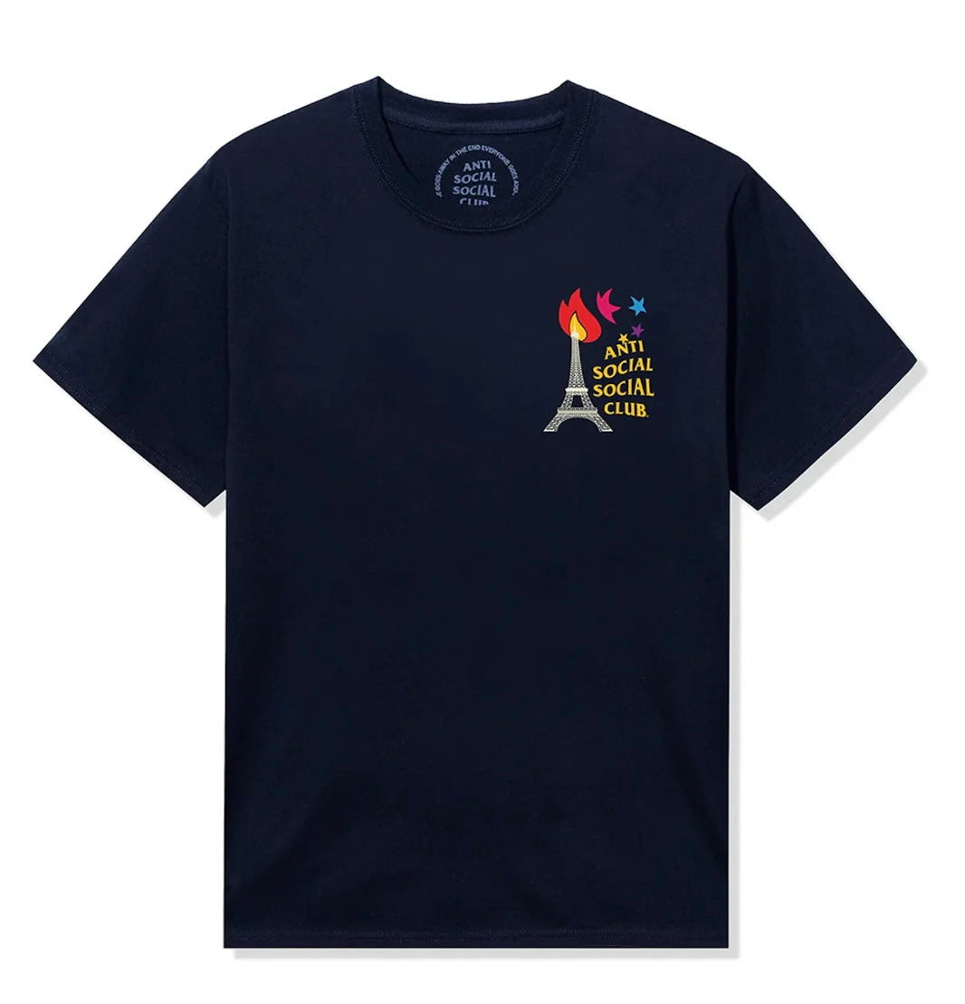 Anti Social Social Club Souvenir Shop Tee Navy