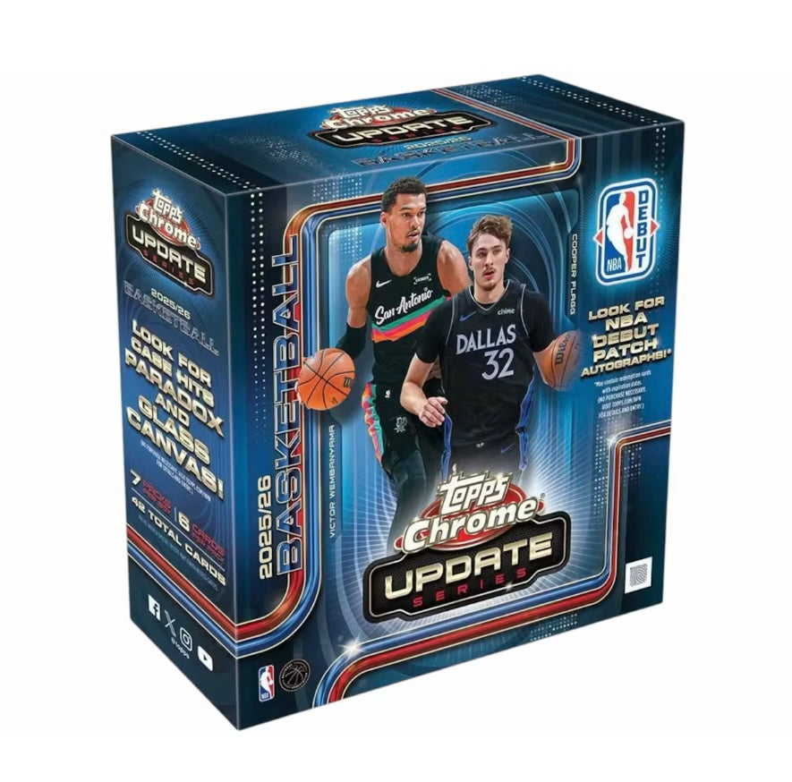 2025-26 Topps Chrome Updates
Basketball Mega Box (With Seal)