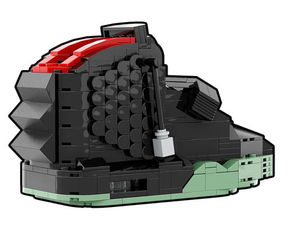 Yeezy "Solar Red" Sneaker Bricks with Mini Figure