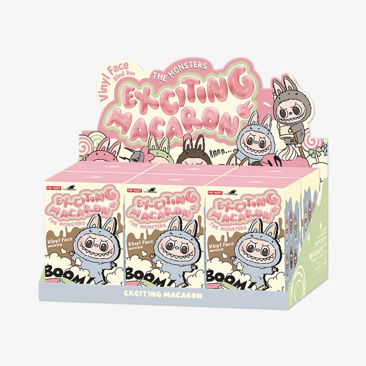 Pop Mart Labubu The Monsters Exciting Macaron
Vinyl Face Sealed box