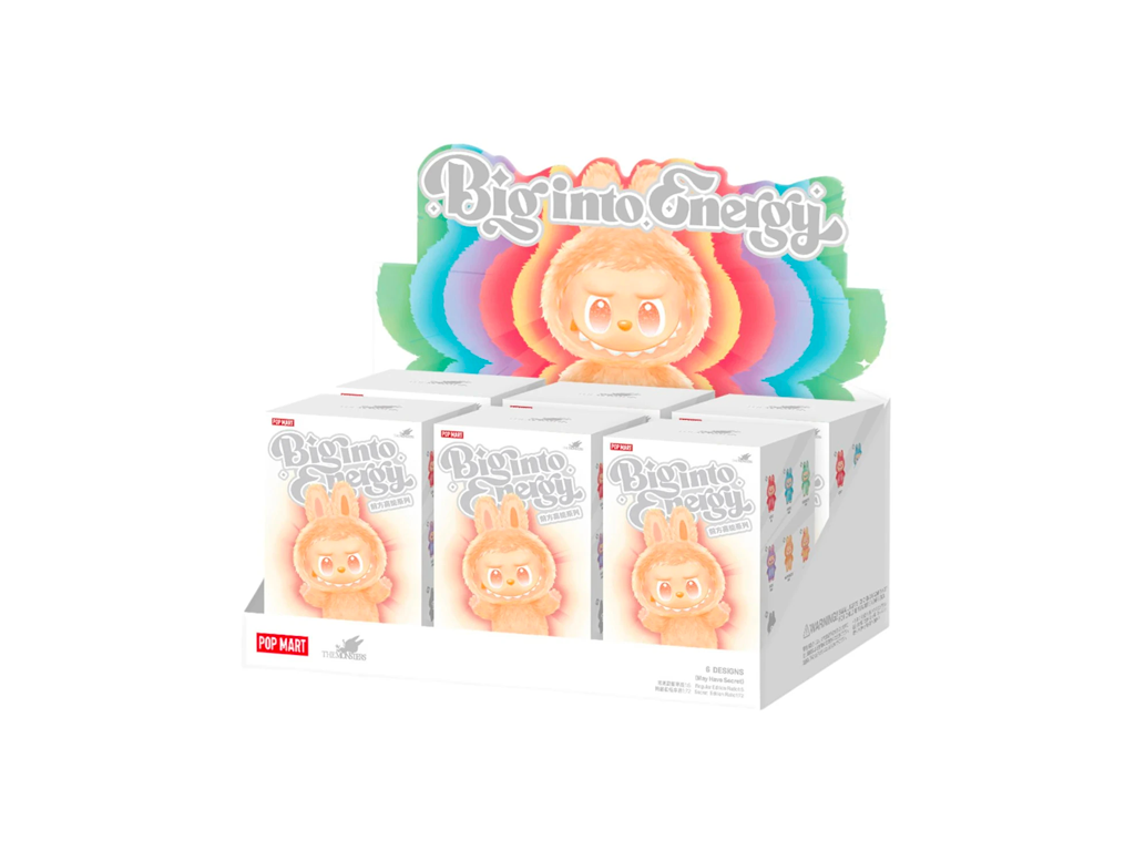 Pop Mart Labubu The Monsters Big into Energy
Series Vinyl Plush Pendant Sealed box