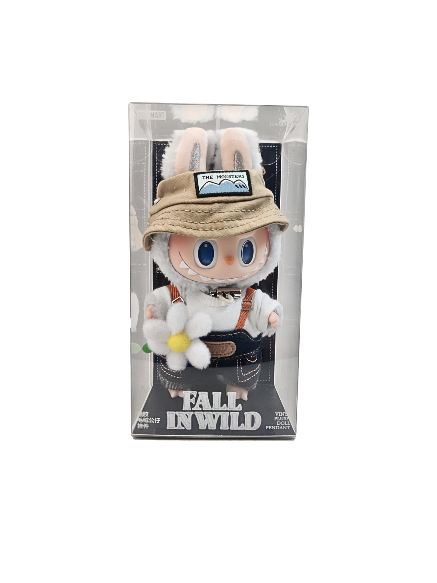 Pop Mart Labubu The Monsters Fall In Wild Vinyl Plush Doll Pendant Keychain