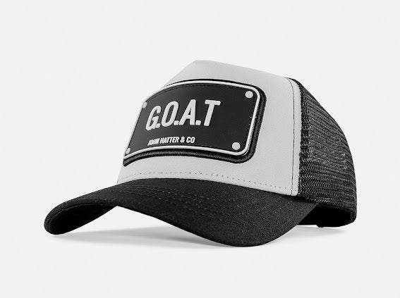 Goat Black/White John Hatter Co Cap