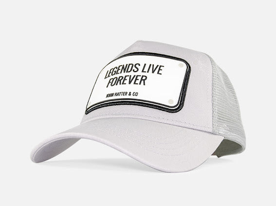Legends Live Forever Grey John Hatter Co Cap
