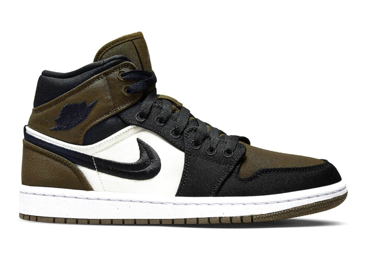 Jordan 1 Mid Olive Toe (W)