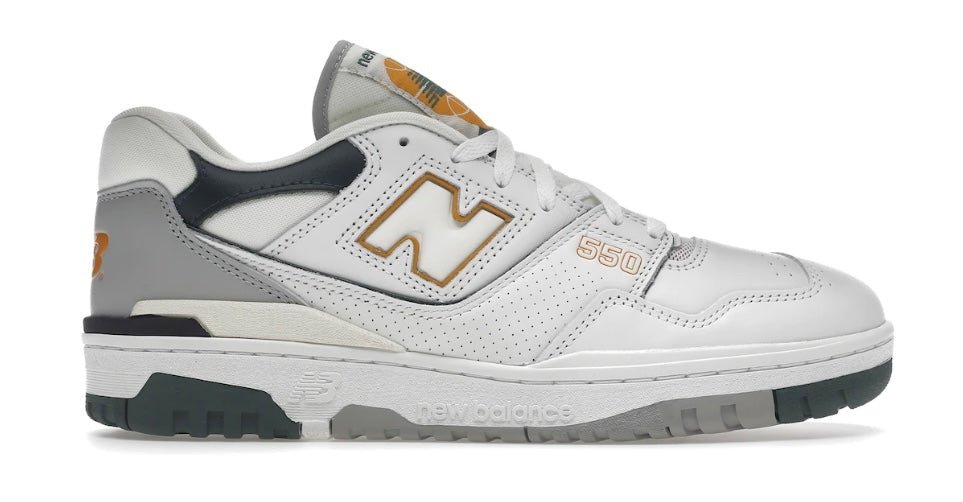 New Balance 550 White Nightwatch Green