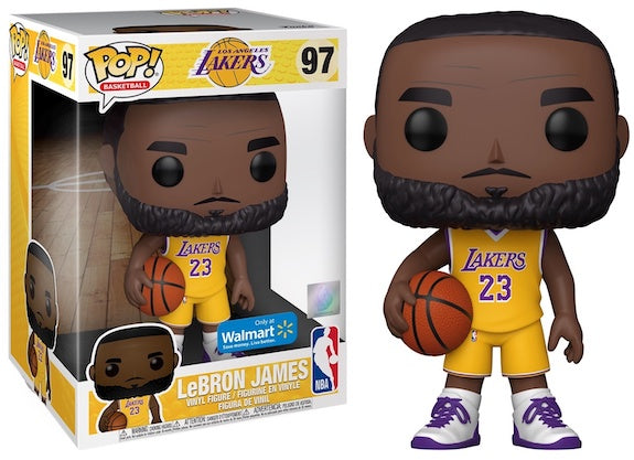 Funko Pop! Basketball LeBron James #97 10-Inch Vinyl Figure Walmart Exclusive