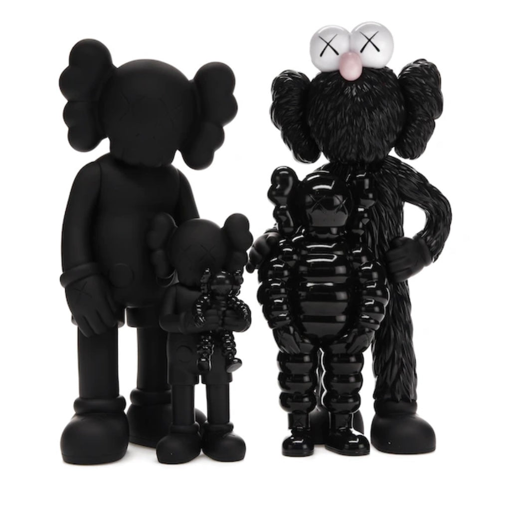 KAWS Family Vinyl Figures Black