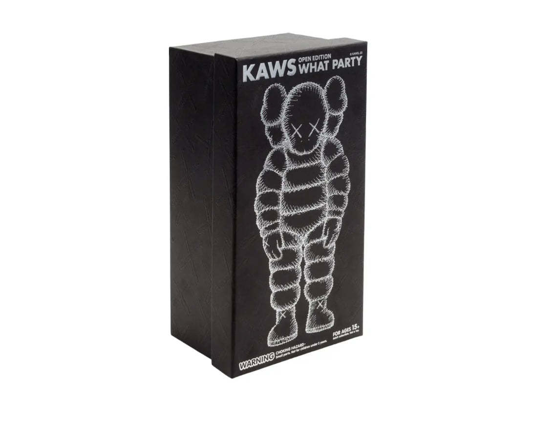 KAWS What Party Vinyl Figure Black