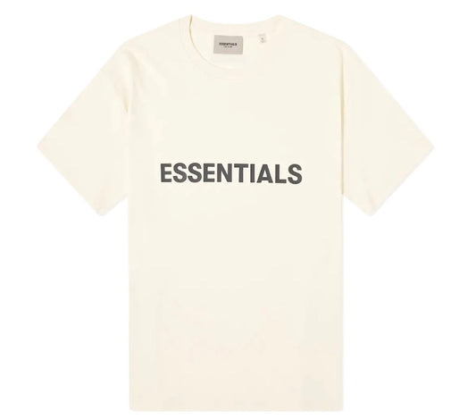 Fear of God Essentials Boxy T-Shirt Applique Logo Buttercream