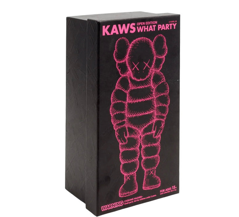 KAWS What Party Vinyl Figure Pink